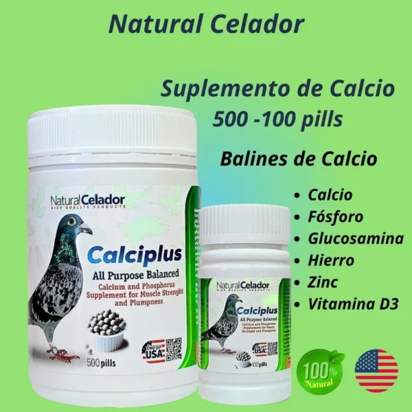 CALCIPLUS 500 Tabletas Natural Celador